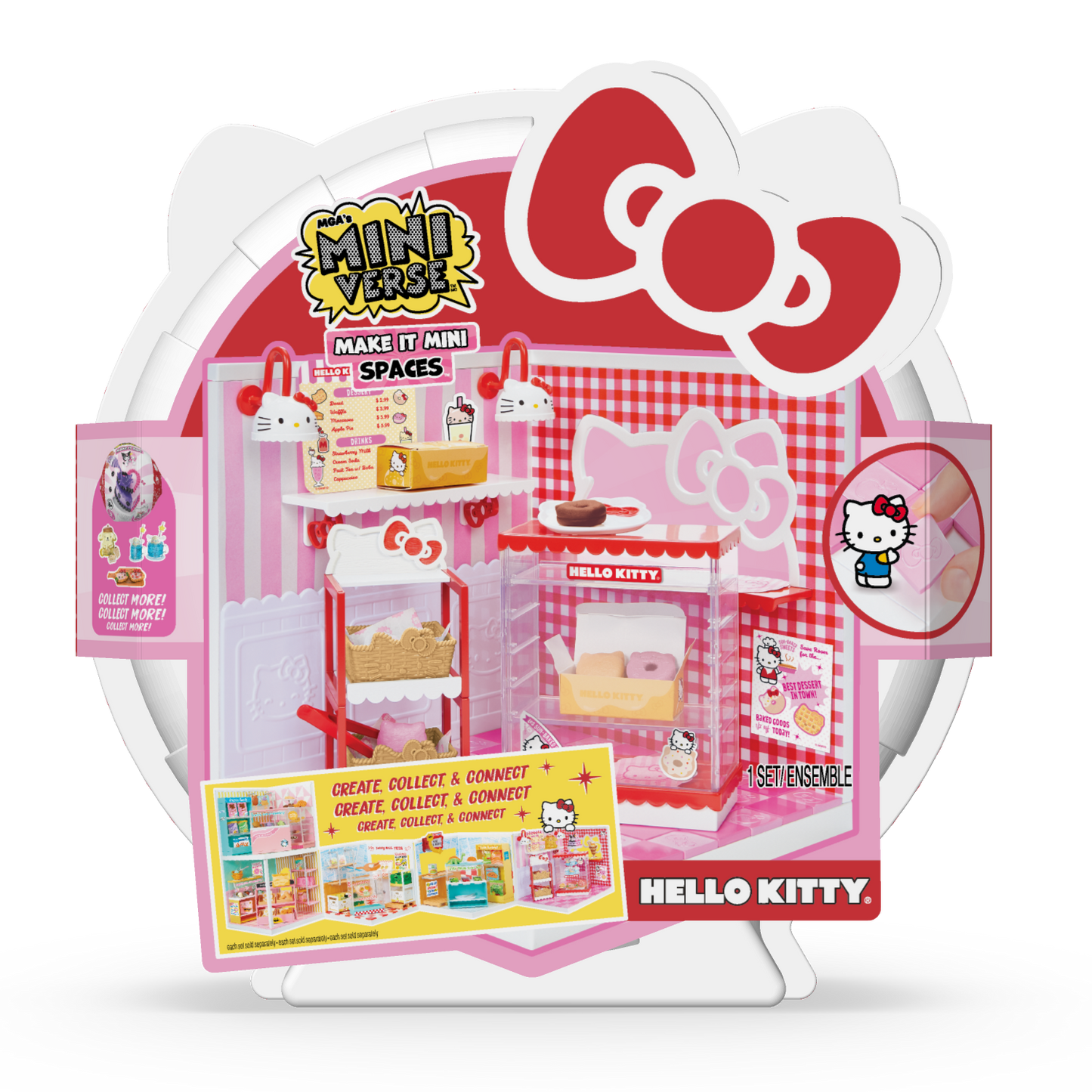 MINIVERSE - ΜΑΚΕ ΙΤ ΜΙΝΙ HELLO KITTY PLAYSET