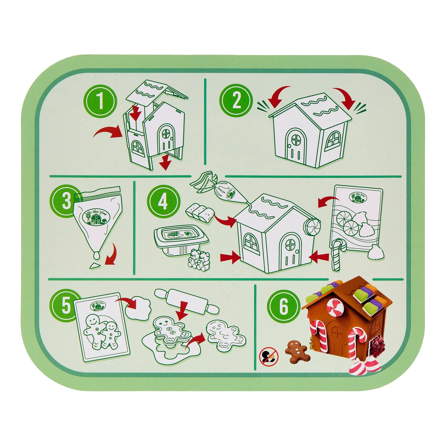 Little Tikes Creative Chefs Gingerbread House Kit