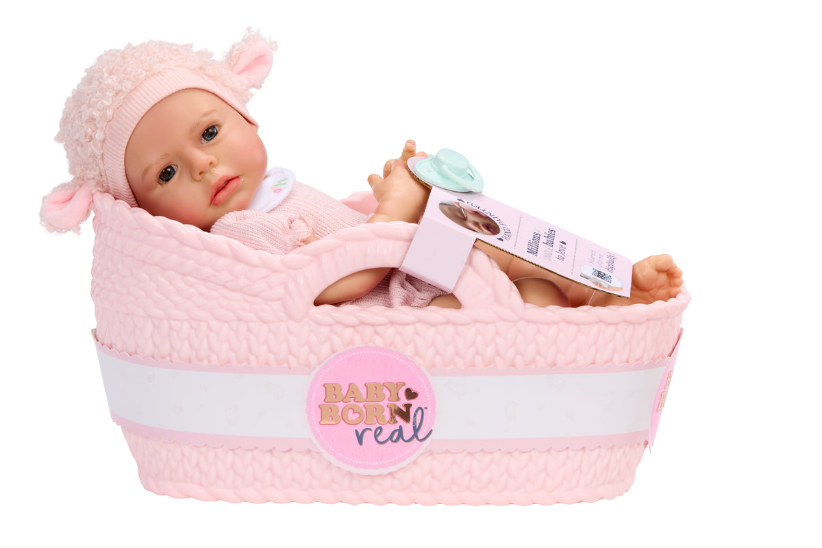 BABY BORN REAL™ ΚΟΥΚΛΑ ΜΩΡΟ ΝΕΟΓΕΝΝΗΤΟ ΚΟΡΙΤΣΙ - FAIR OPEN EYES