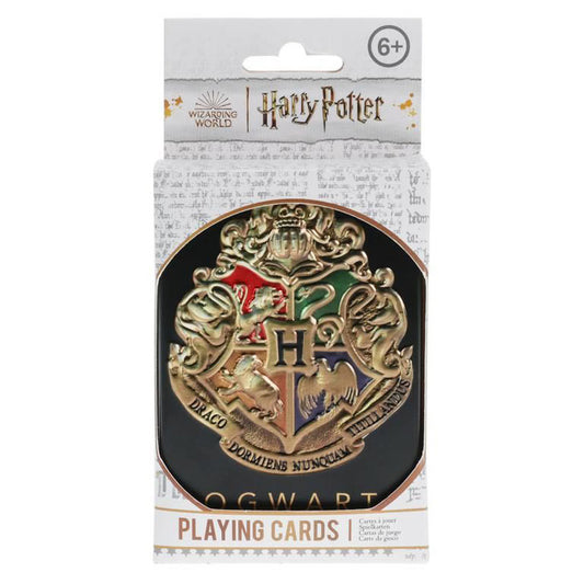 Hogwarts Playing Cards in a Tin Black Harry Potter