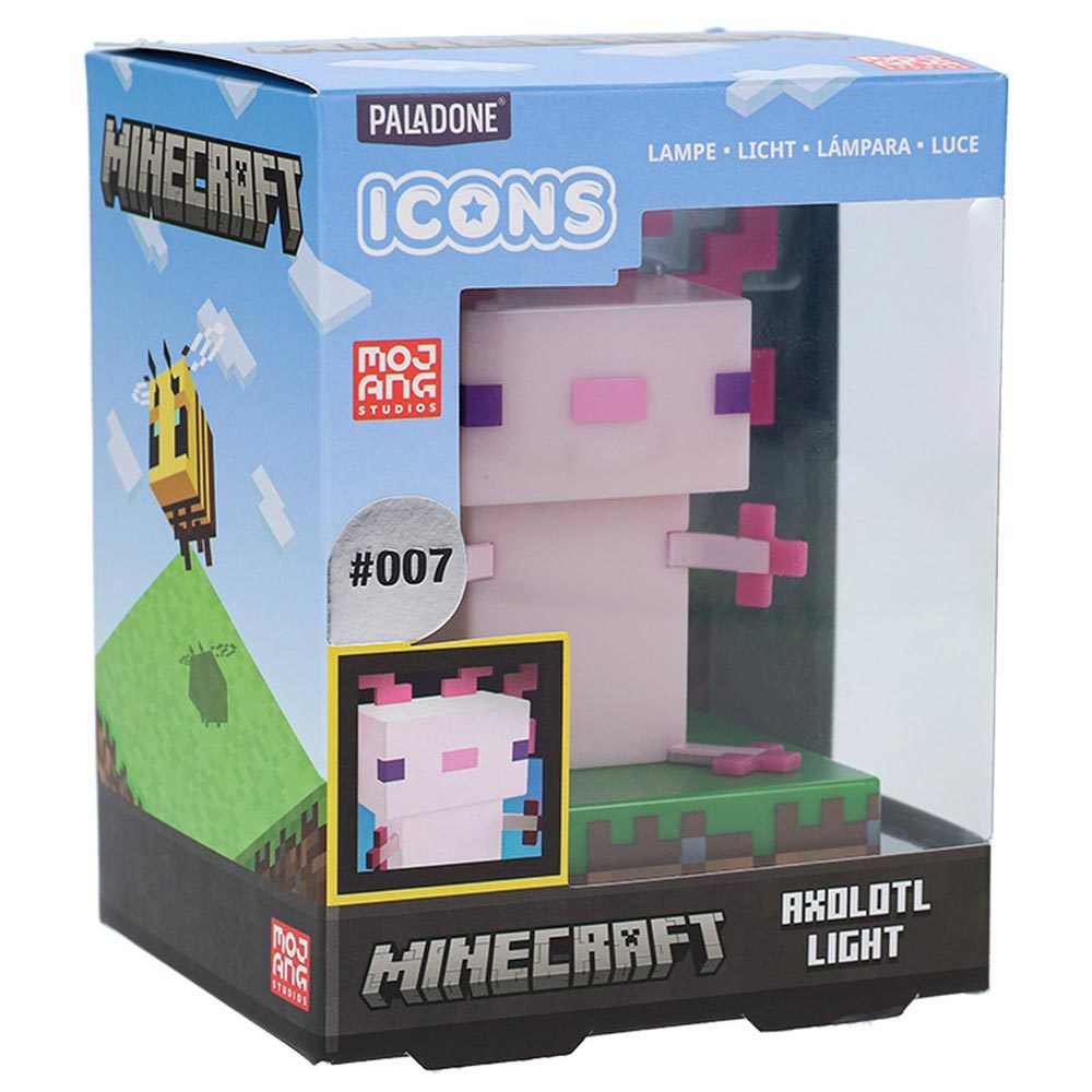 Axolotl Icon Light Minecraft Paladone
