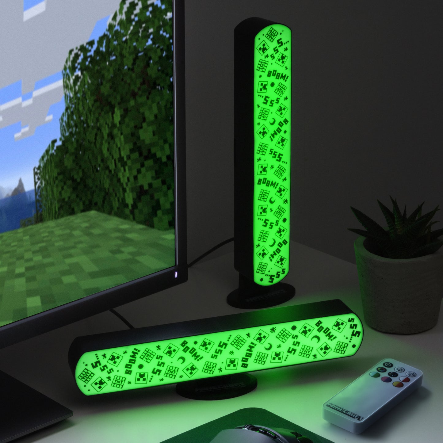 Minecraft Light Bar Set of 2 with Remote