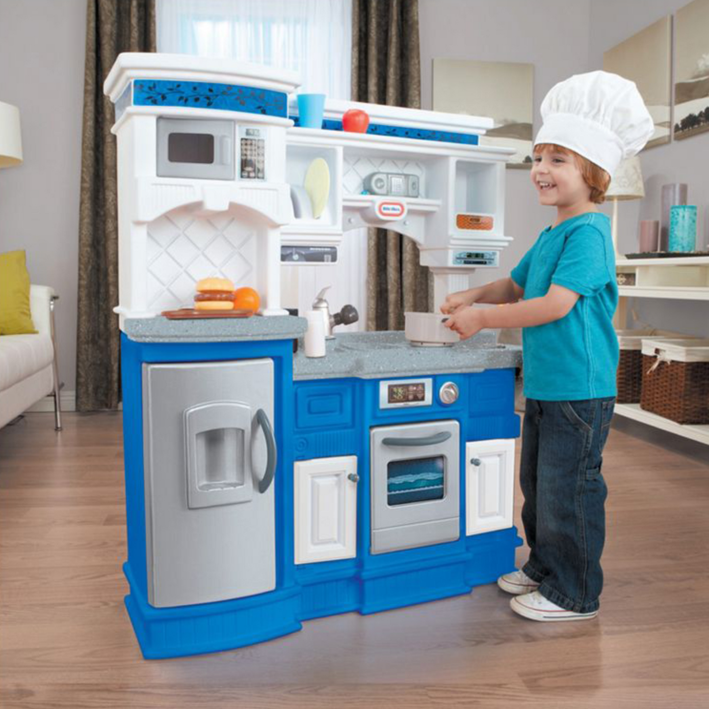 LITTLE TIKES ΚΟΥΖΙΝΑ ΓΚΟΥΡΜΕ ΜΑΓΕΙΡΙΚΗ - ΜΠΛΕ