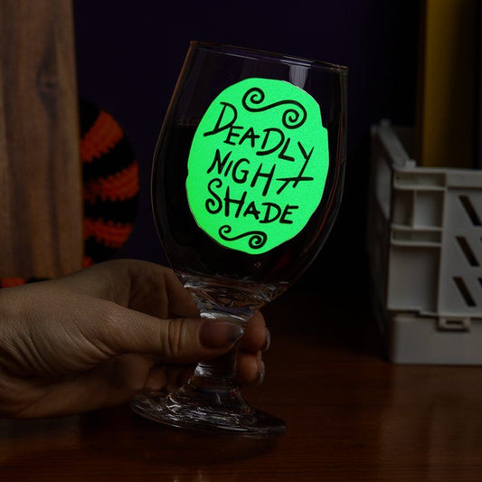 Nightmare Before Christmas Glow in the Dark Glass
