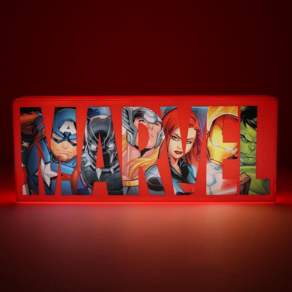 Avengers Logo Light Try Me Plinth Marvel