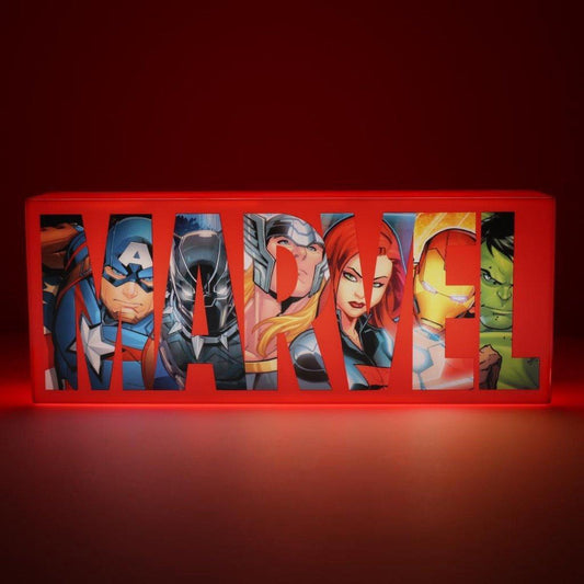 Avengers Logo Light Try Me Plinth Marvel