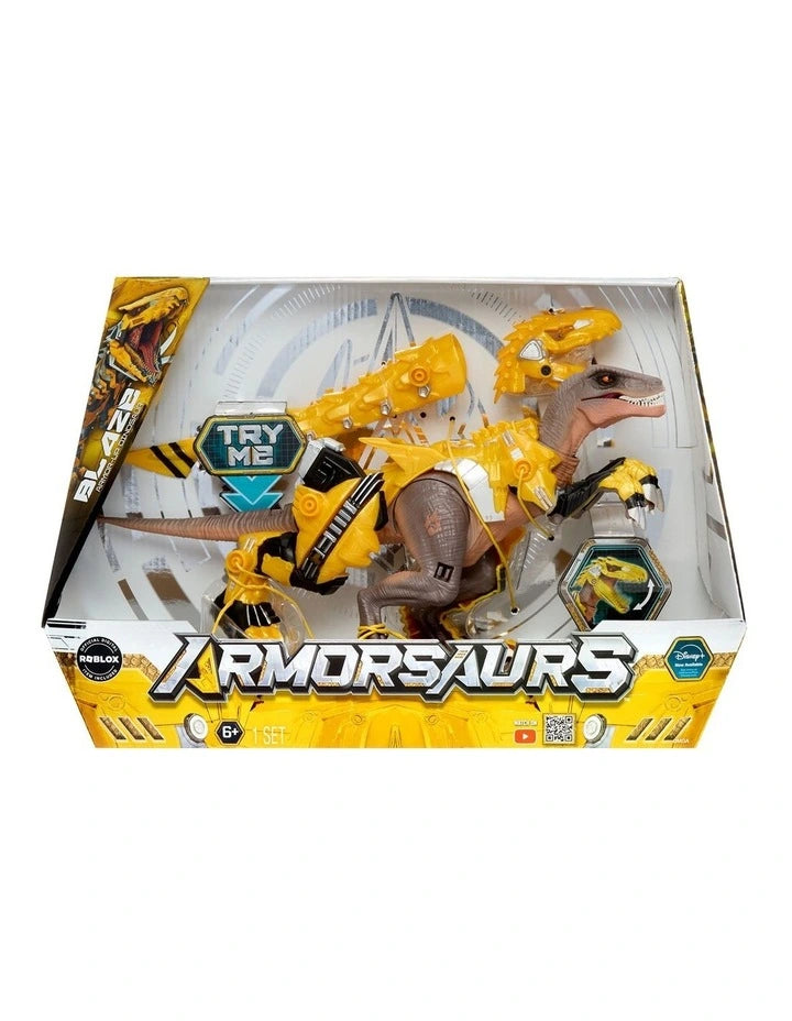 ARMORSAURS ARMOR-UP DINOSAUR- YELLOW RAPTOR
