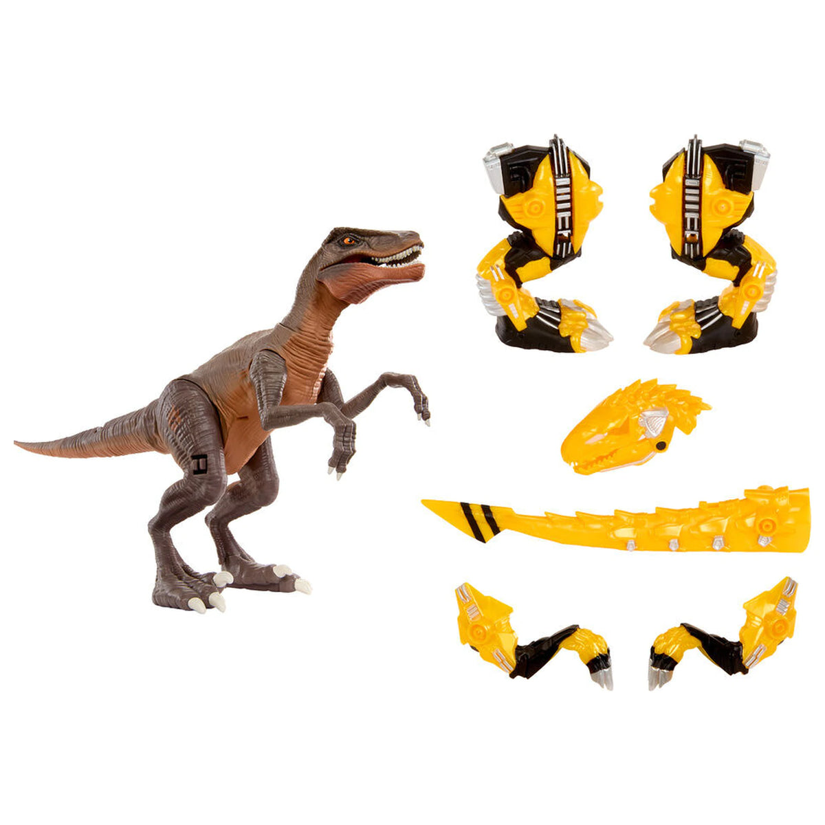 ARMORSAURS ARMOR-UP DINOSAUR- YELLOW RAPTOR