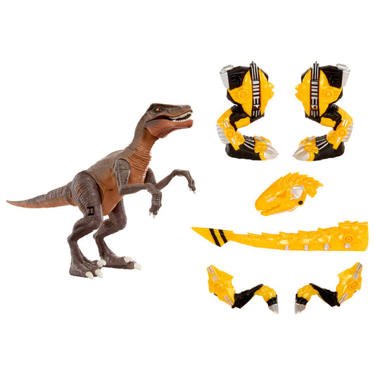 ARMORSAURS ARMOR-UP DINOSAUR- YELLOW RAPTOR