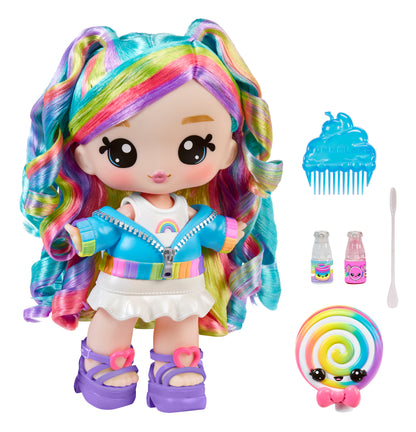 YUMMILAND LARGE DOLL + LIPGLOSS PET - RAINBOW