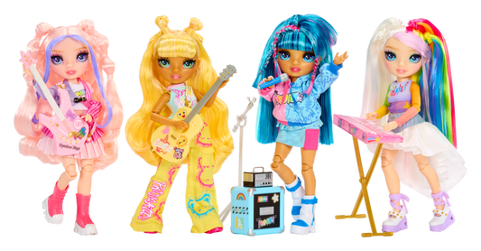 RAINBOW HIGH JUNIOR HIGH ROCK BAND DOLLS