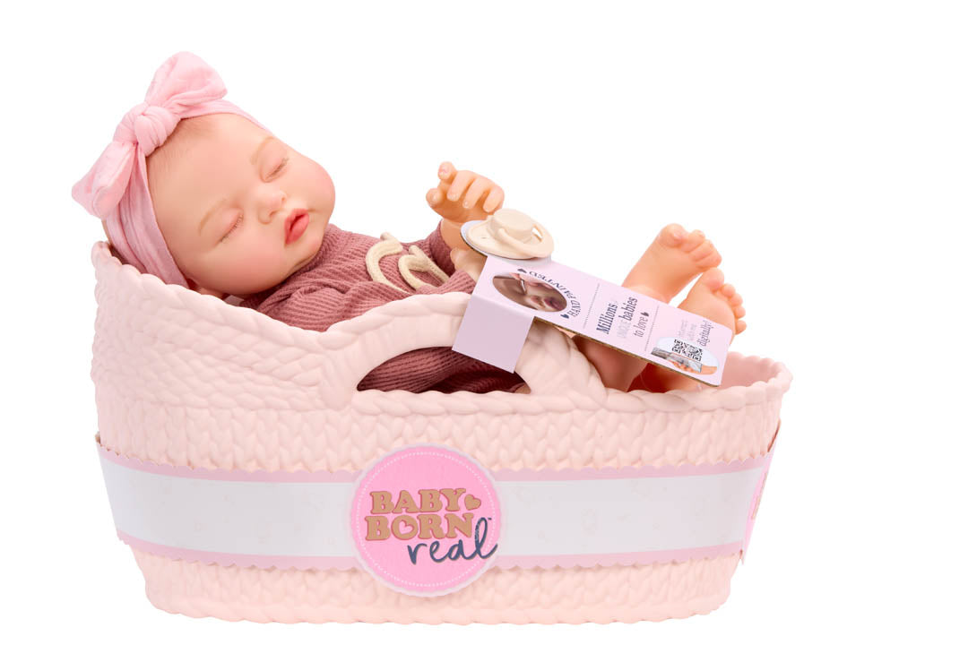 BABY BORN REAL™ ΚΟΥΚΛΑ ΜΩΡΟ ΝΕΟΓΕΝΝΗΤΟ ΚΟΡΙΤΣΙ - LIGHT CLOSED EYES