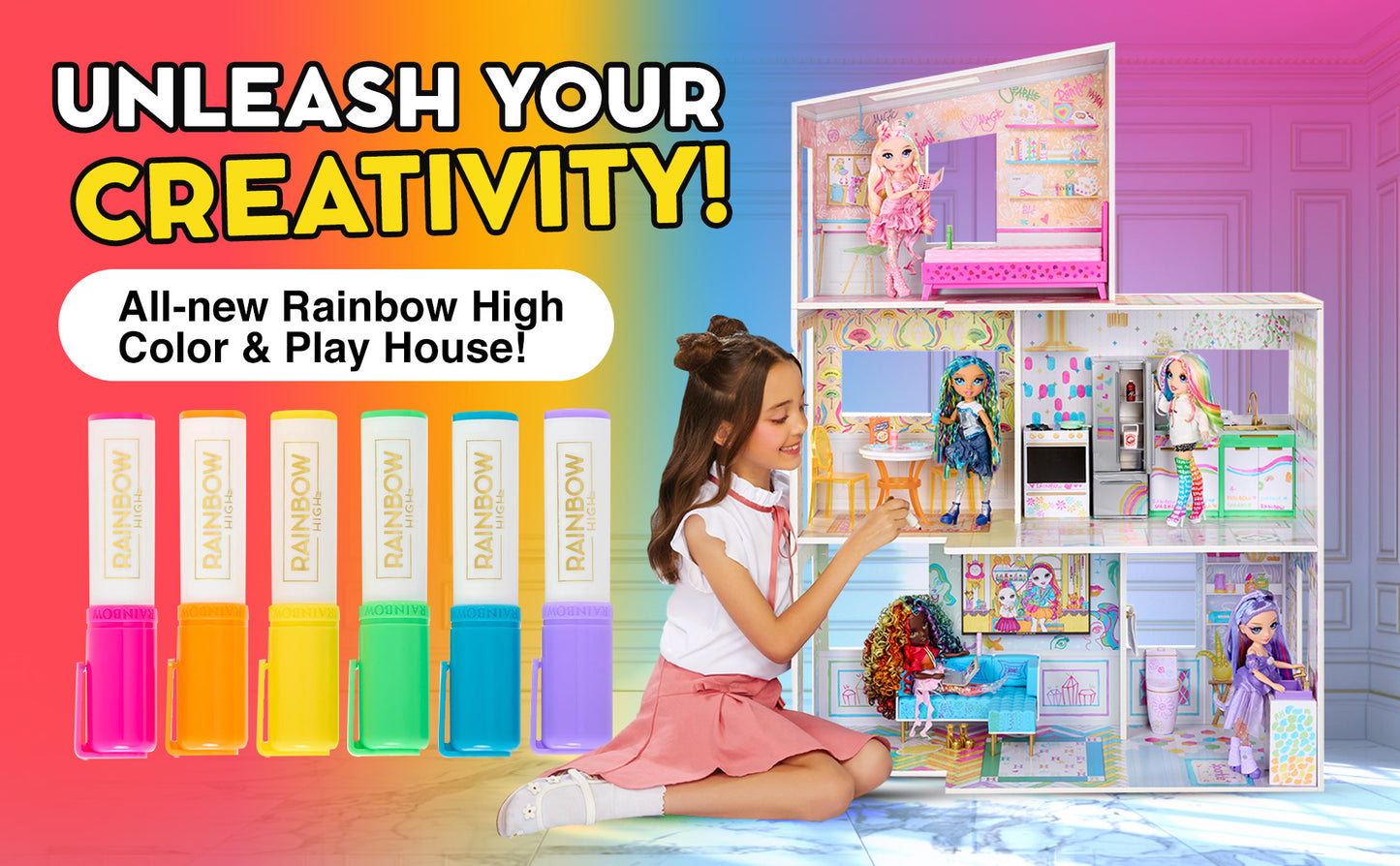 RAINBOW HIGH ΣΠΙΤΙ COLOR & PLAY