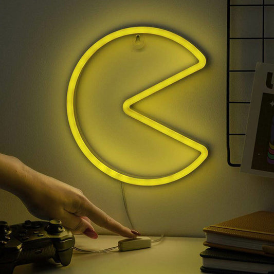 PAC-MAN Wall Mountable LED Neon Light