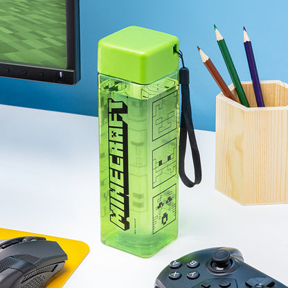 Minecraft Shaped Water Bottle