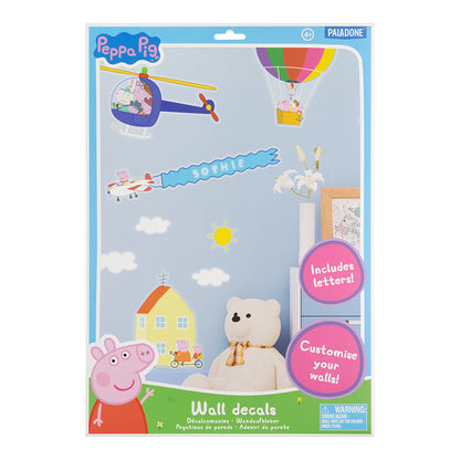 Peppa Pig Personalisation Wall Decals