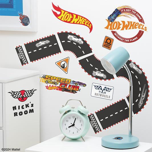 Hot Wheels Personalisation Wall Decals