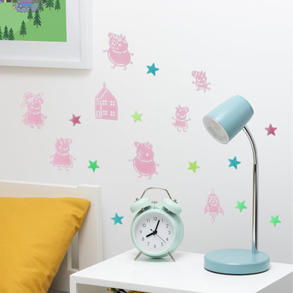 Peppa Pig Glow in the Dark Wall Decal Stars