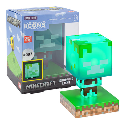Minecraft Drowned Zombie Icon Light