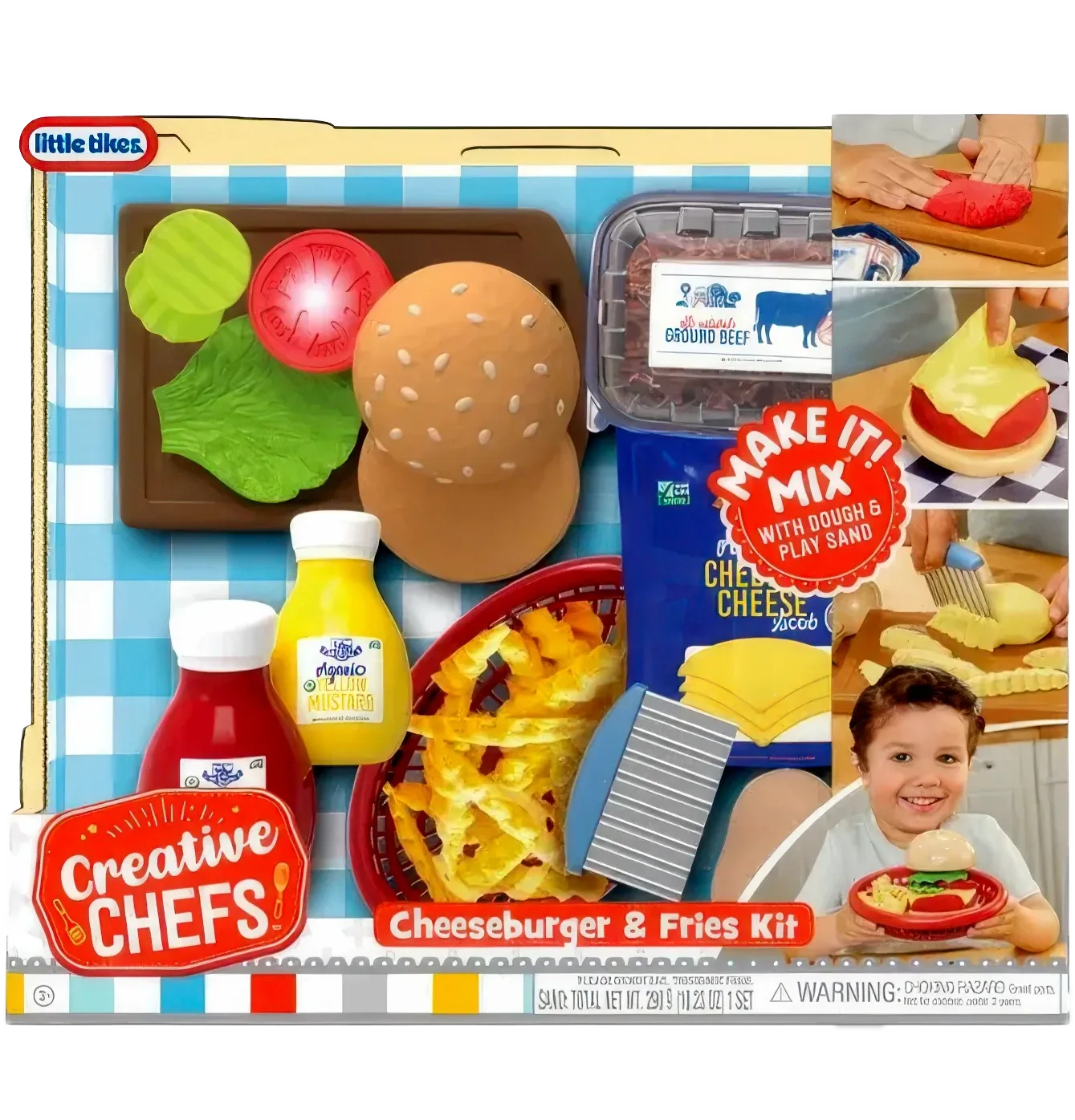 Little Tikes Creative Chefs Cheeseburger and Fries Kit