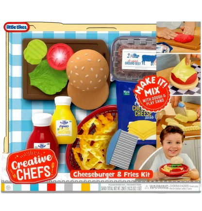 Little Tikes Creative Chefs Cheeseburger and Fries Kit