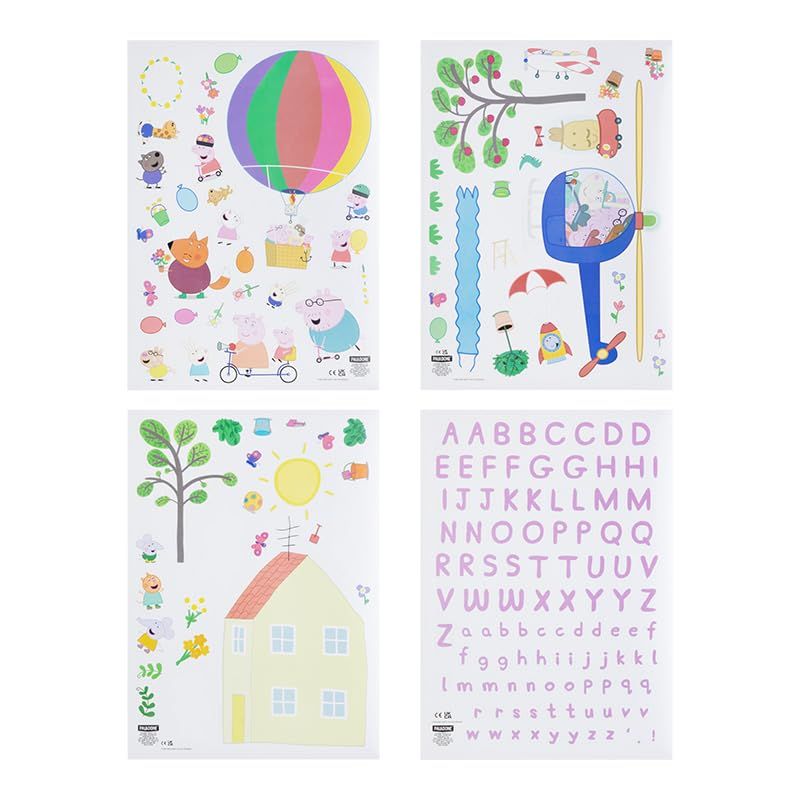 Peppa Pig Personalisation Wall Decals