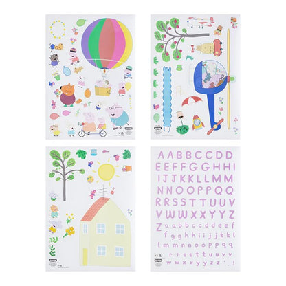 Peppa Pig Personalisation Wall Decals