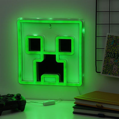 Minecraft Creeper Wall Mountable LED Neon Light