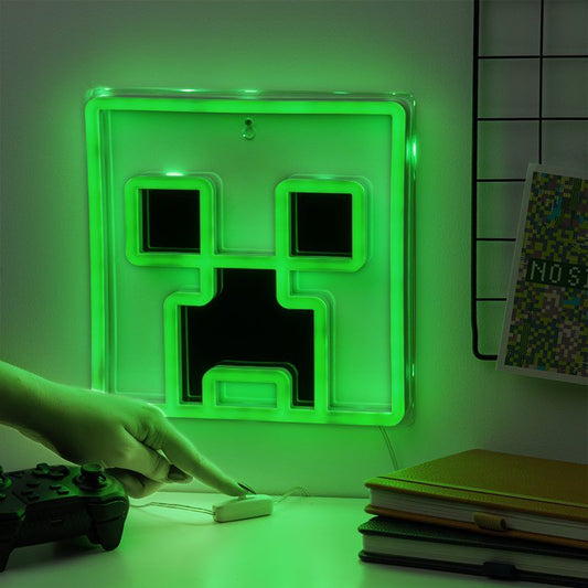 Minecraft Creeper Wall Mountable LED Neon Light