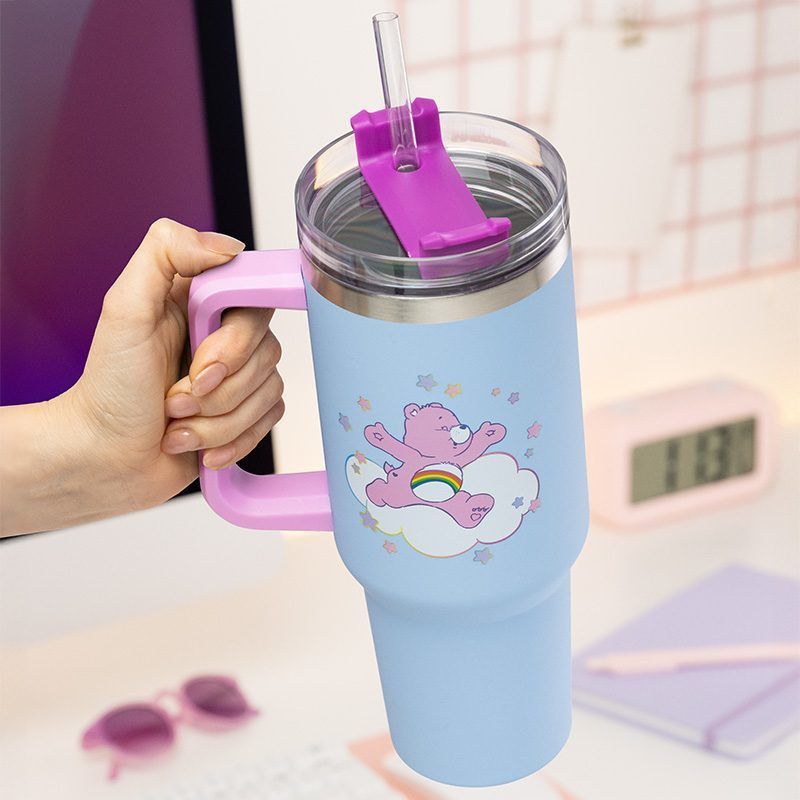Care Bears 1200ml Insulated Cup and Straw