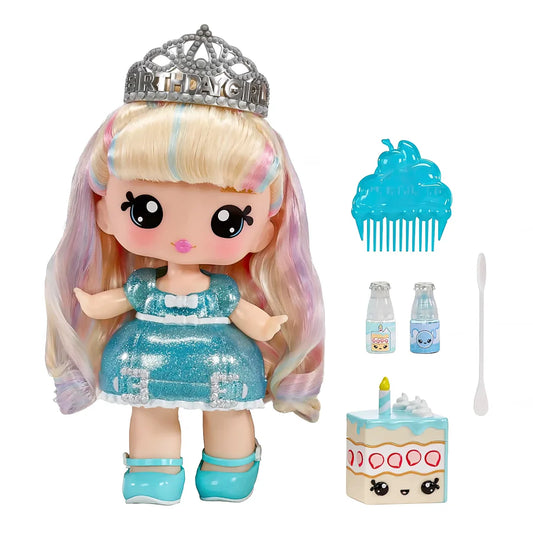 YUMMILAND LARGE DOLL + LIPGLOSS PET - CALLIE BIRTHDAY CAKE