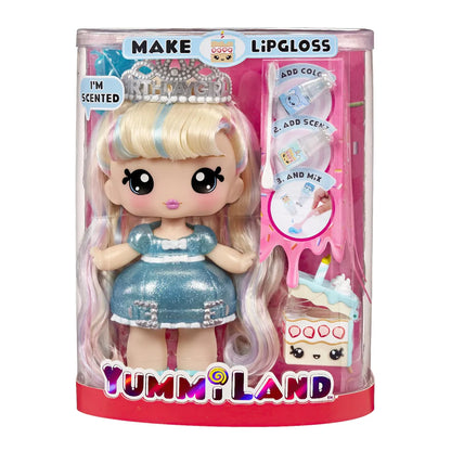 YUMMILAND LARGE DOLL + LIPGLOSS PET - CALLIE BIRTHDAY CAKE